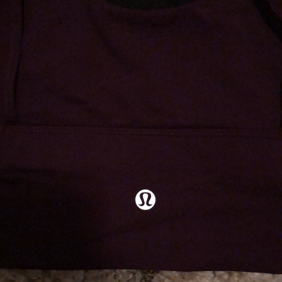 Maroon Mesh Lululemon Sports Bra - Picture 4 of 5